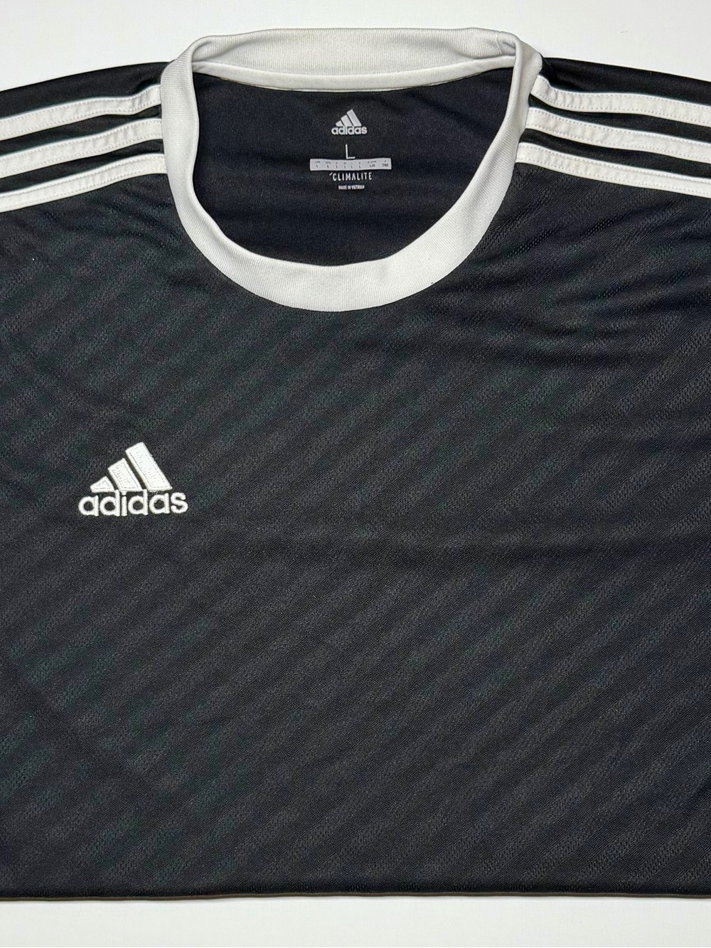 Adidas AFS Tiro Training Top Men’s Large‎ Black Climalite Moisture Wicking